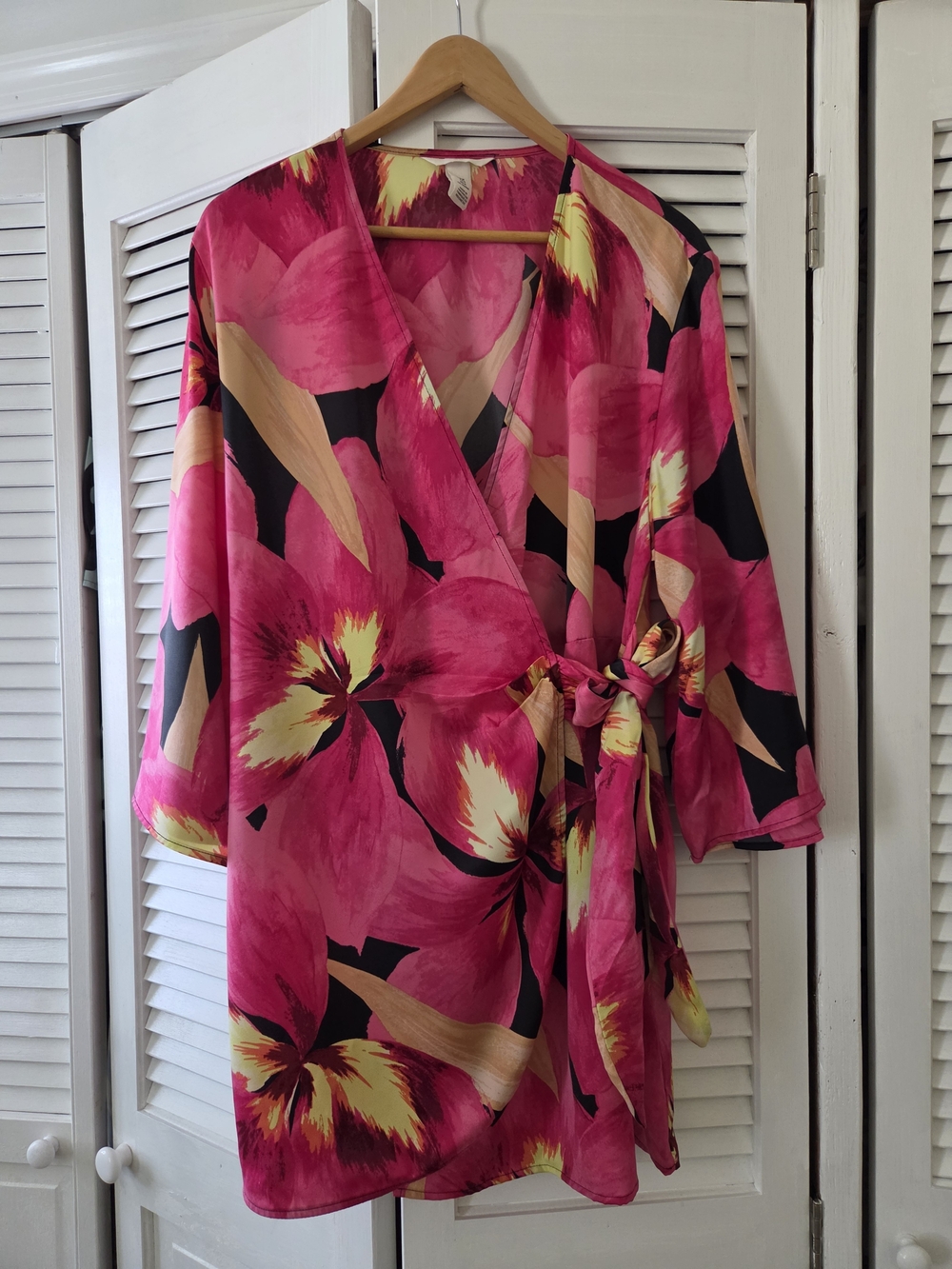 H&M Pink and Yellow Floral Dress